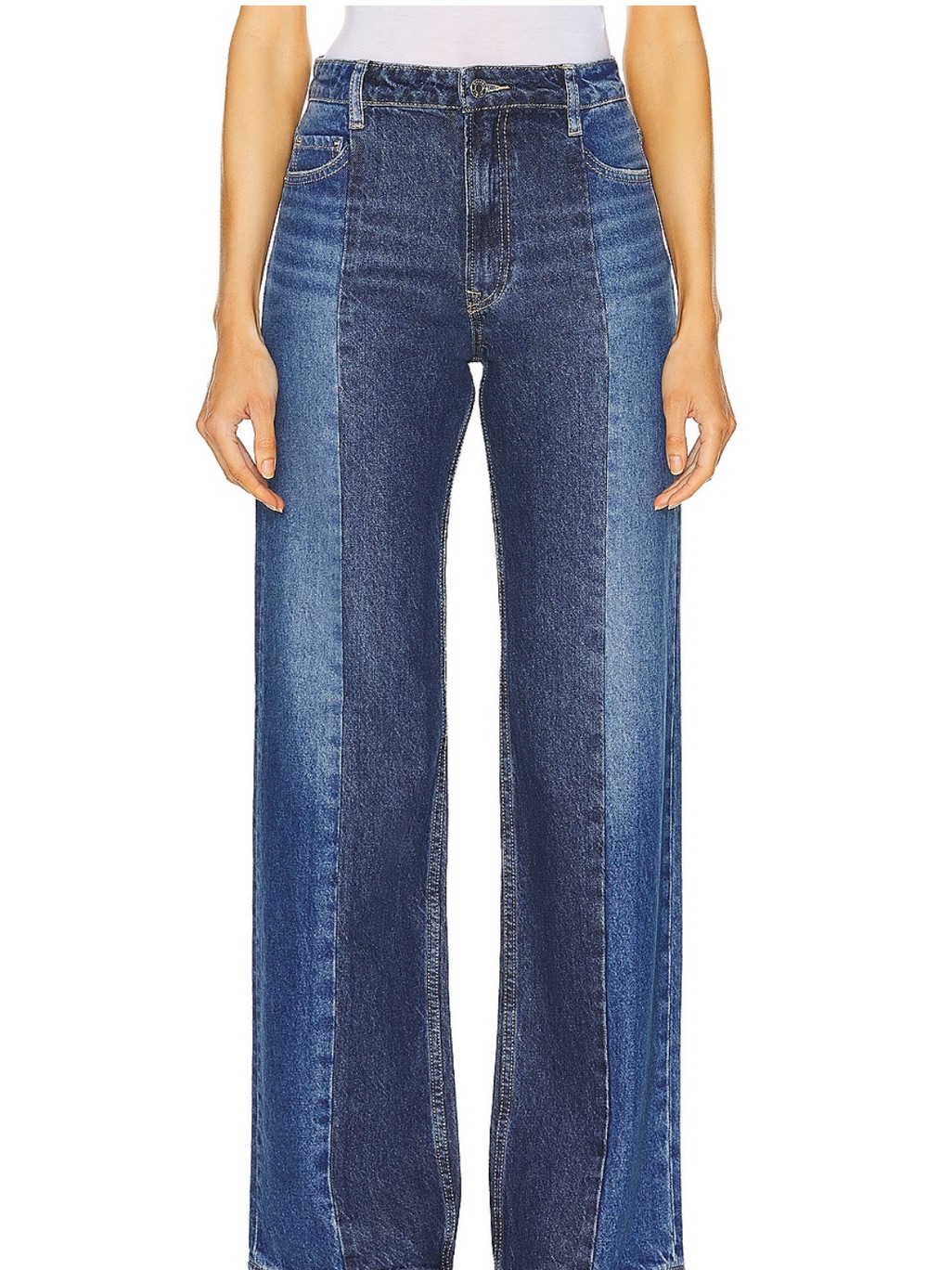 New! Grlfrnd Vera Steamed Tonal Flare Jeans